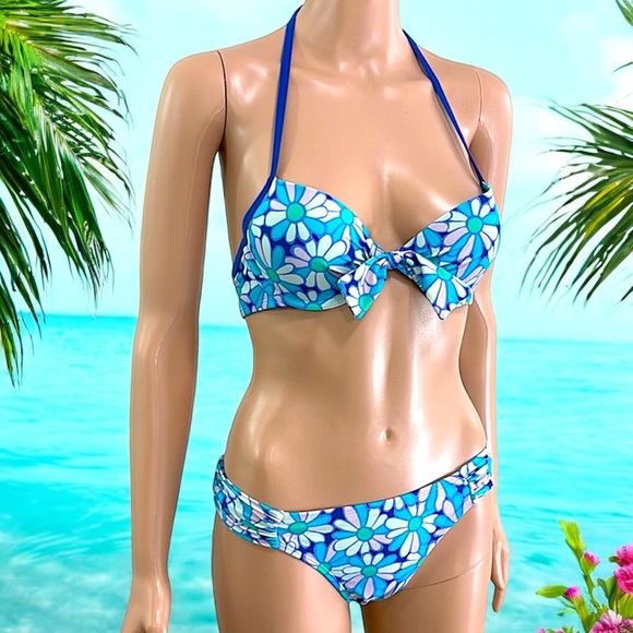 Aerie Maillot de Bain “Bridget” Floral Two Piece Bikini Set - Picture 2 of 16